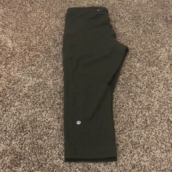 lululemon athletica Pants - Lululemon Olive Green Leggings
